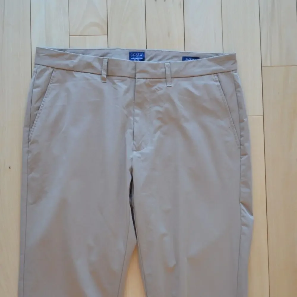 J Crew Khaki Chino Pants Thompson Flex Size 32x30 Tan